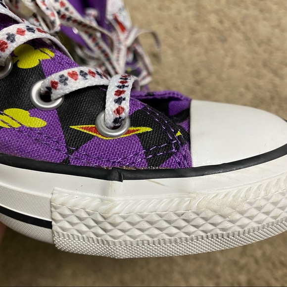 *SOLD* Converse Chuck Taylor DC Comics Harley Quinn High Top Sneakers Size 5/7 - Picture 10 of 13